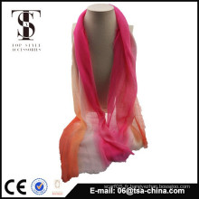 Nouveau style Hot sale space dye small size 100% good quality viscose scarf